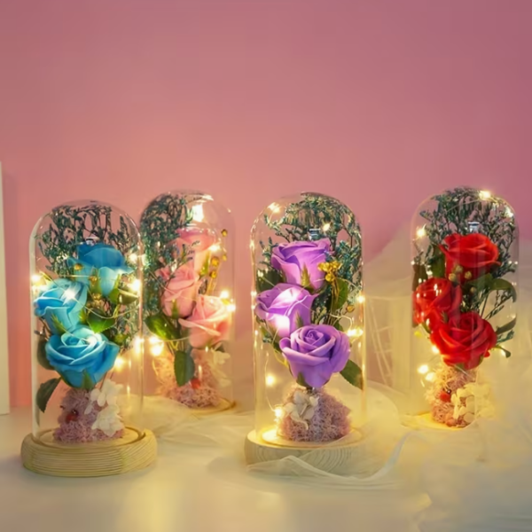 LÁMPARA DE ROSAS