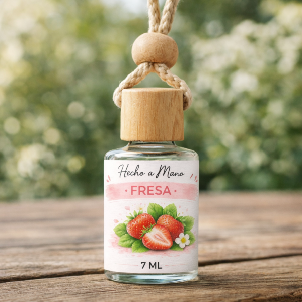 AMBIENTADOR COCHE FRESAS