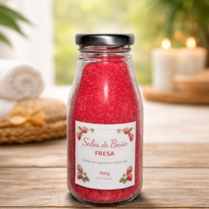 SAL DE BAÑO FRESA