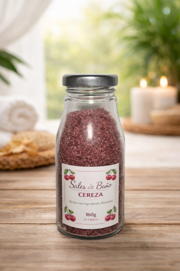 SAL DE BAÑO CEREZA